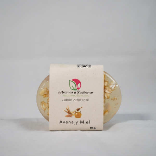 Jabón de avena con miel